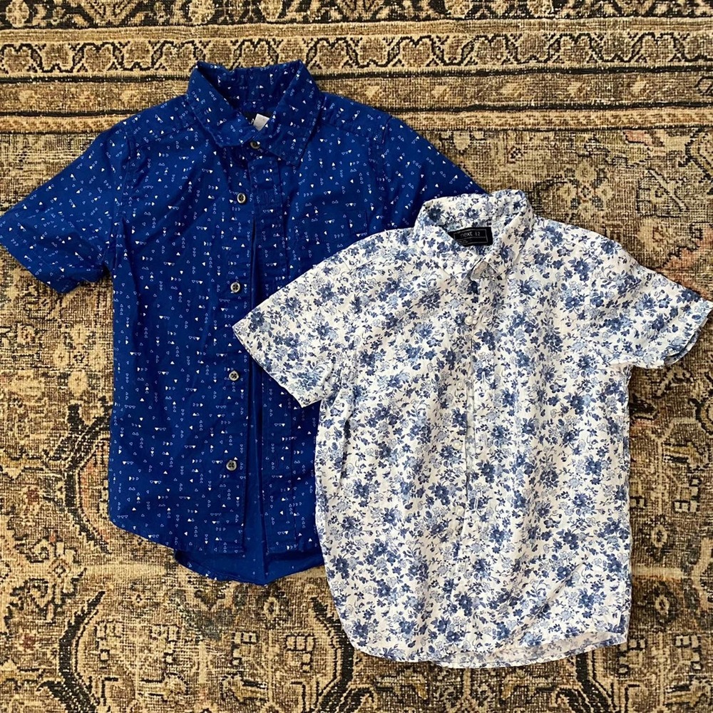 Boys Spring Summer Dressy Shirt Bundle Next Children's Place 5/6